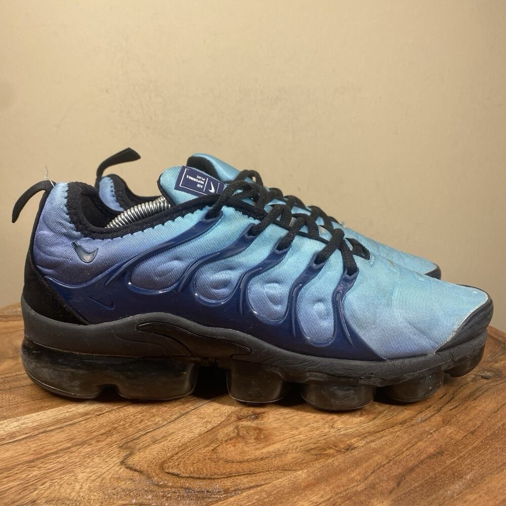 Nike Air Vapormax Plus Obsidian Blue Mens Blue And Black Size 8 Athletic Shoes